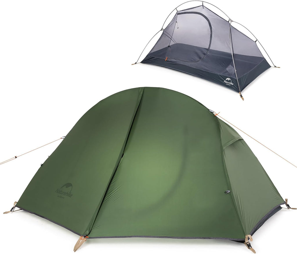 Lightweight Waterproof Backpacking Tent for One Person with Footprint - Ideal for Camping and Hiking