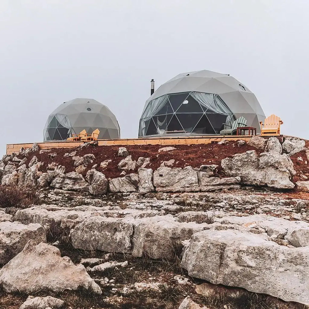 Geodesic Dome Manor – Luxury Glamping Dome for Greenhouse, Holiday Resort & Outdoor Retreats