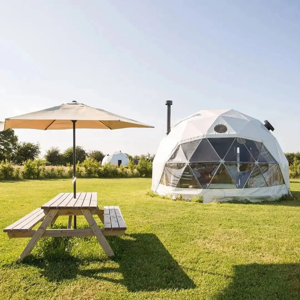 Geodesic Dome Manor – Luxury Glamping Dome for Greenhouse, Holiday Resort & Outdoor Retreats