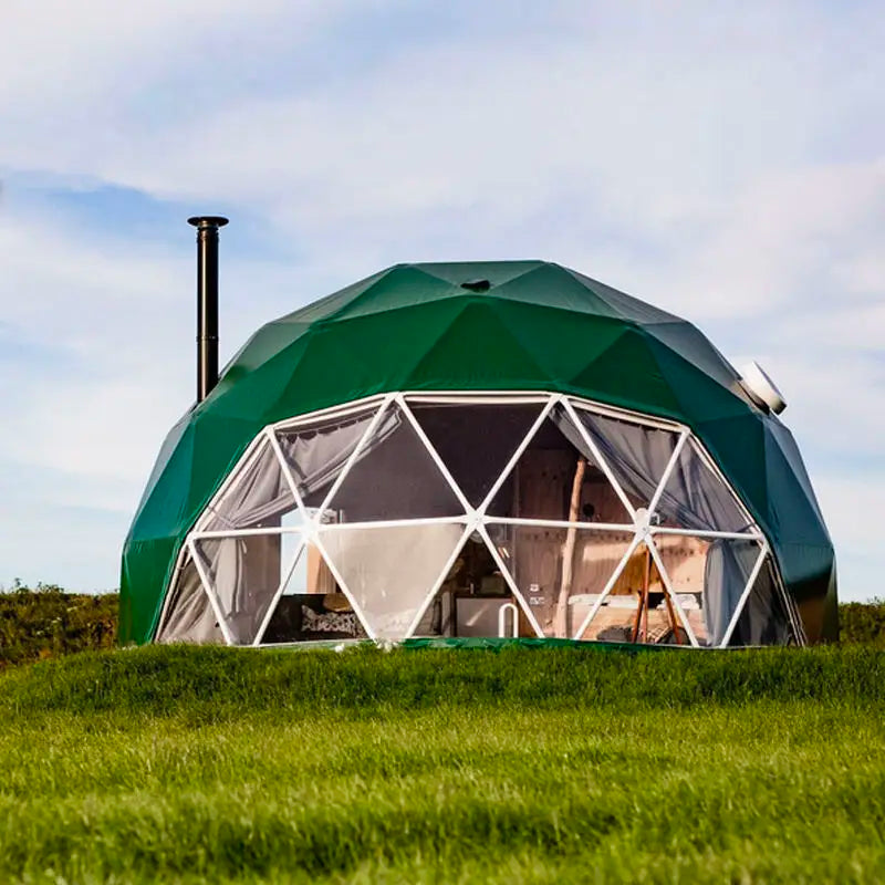 Geodesic Dome Manor – Luxury Glamping Dome for Greenhouse, Holiday Resort & Outdoor Retreats