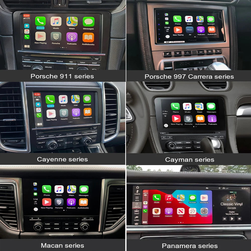 Dckloer 7" Wireless CarPlay Screen for Porsche Cayenne PCM 4.0 2017-2018