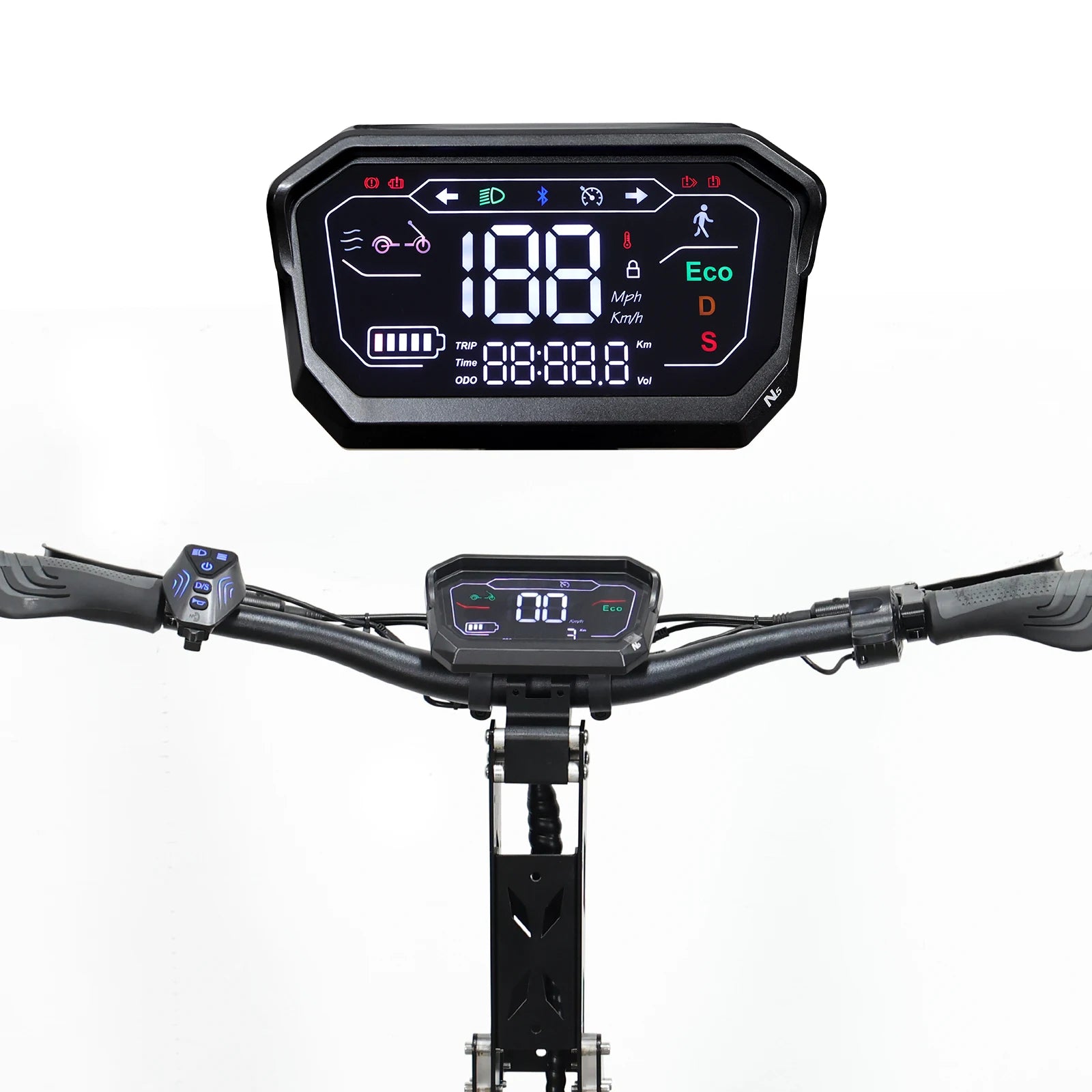Arwibon MT30 Off-Road Electric Scooter | 6000W, 3 Wheels, Foldable, Adults