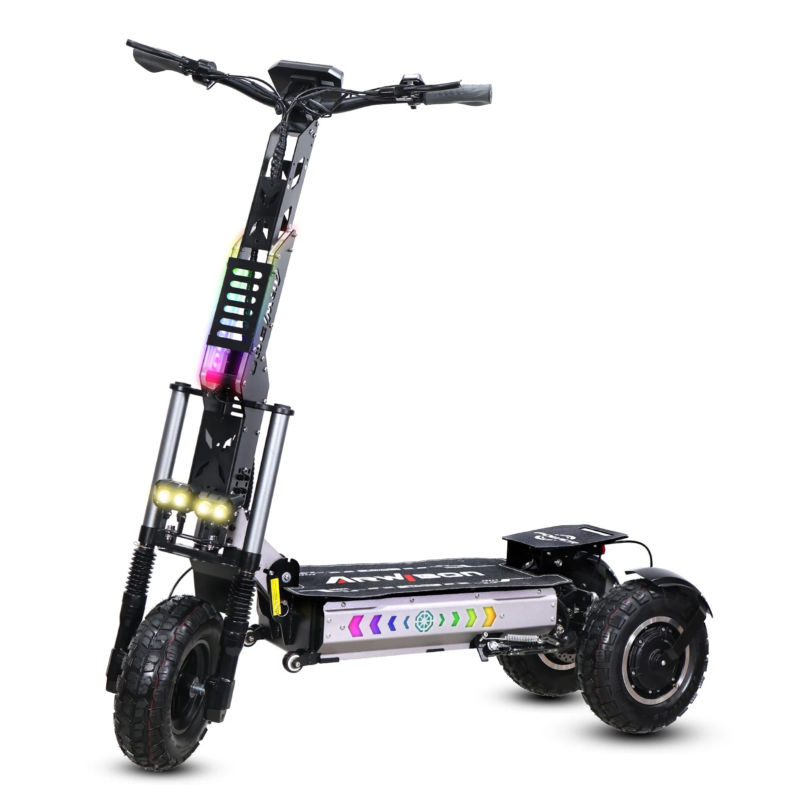 Arwibon MT30 Off-Road Electric Scooter | 6000W, 3 Wheels, Foldable, Adults