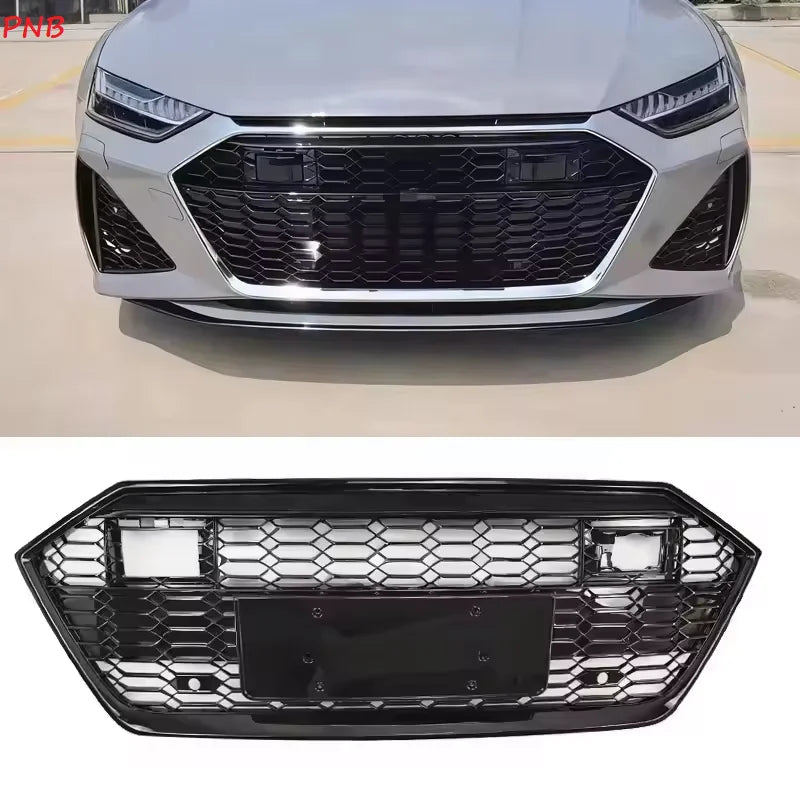 RS7 Style Front Grille with ACC for Audi A7 S7 C8 2019-2025 | Upgrade Kit