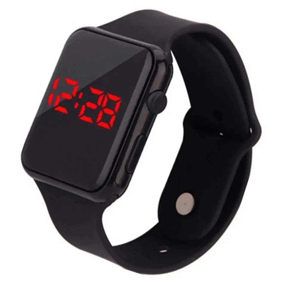 LED Digital Sport Watch for Men & Women | Rubber Strap, Date Display