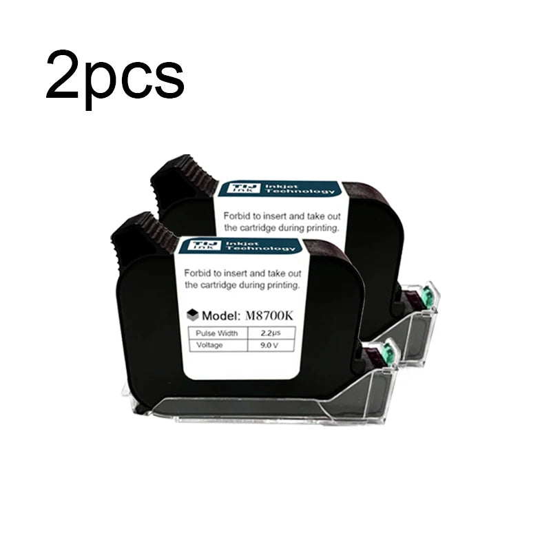 Phezer A Level Ink 1/3/5pcs Handheld Online Inkjet Printer Cartridge Quick Dry Black B Level 12.7mm Original Parts Office