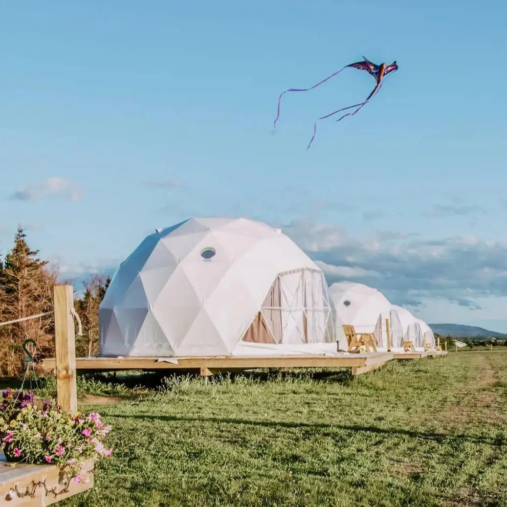 Geodesic Dome Manor – Luxury Glamping Dome for Greenhouse, Holiday Resort & Outdoor Retreats