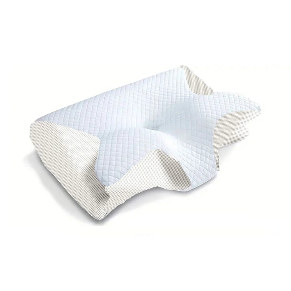 Memory Foam Cervical Pillow – 2-in-1 Ergonomic Contour Orthopedic Neck Support