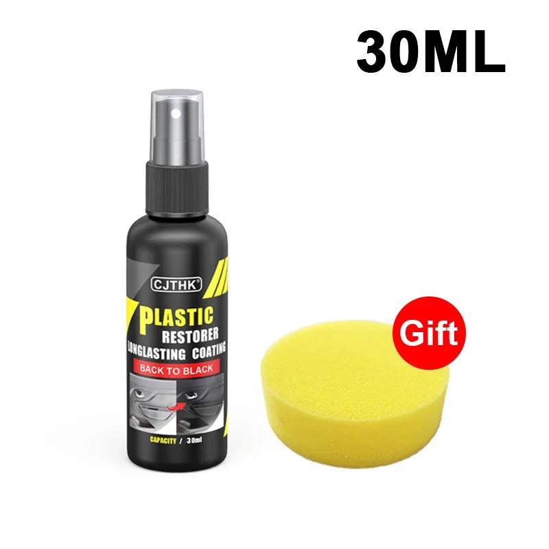 Car Plastic Restorer – Back to Black Gloss Coating & Leather Renovator Polish