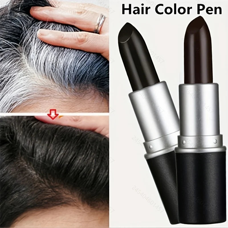 Temporary Hair Color Pen – Fast Root Touch-Up & White Hair Coverage