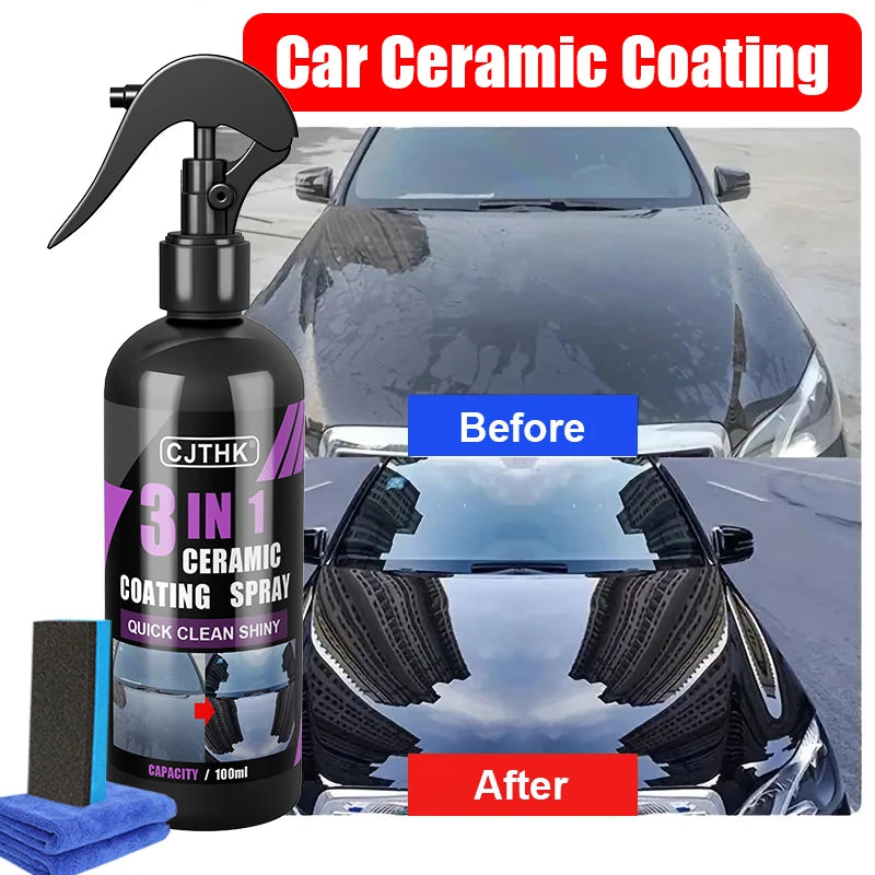 Car Ceramic Nano Coating – Hydrophobic Crystal Paint Protection & Polish Agent