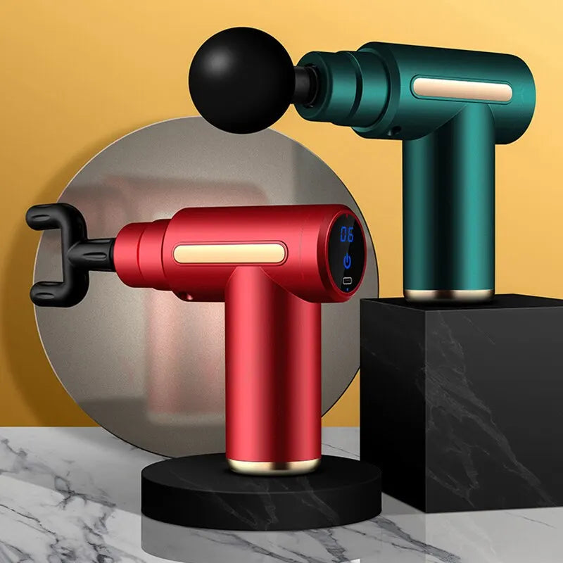 Mini Muscle Massage Gun – Portable Deep Percussion Body Massager for Back & Neck
