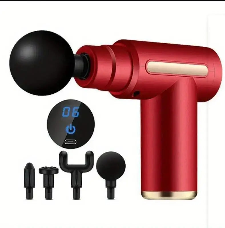 Mini Muscle Massage Gun – Portable Deep Percussion Body Massager for Back & Neck