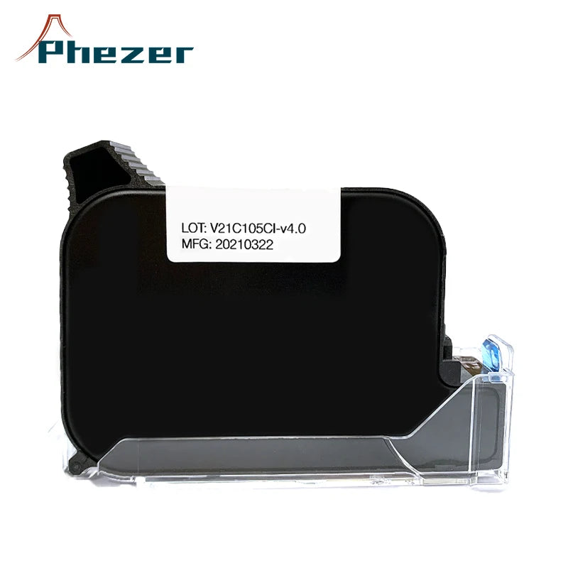 Phezer A Level Ink 1/3/5pcs Handheld Online Inkjet Printer Cartridge Quick Dry Black B Level 12.7mm Original Parts Office