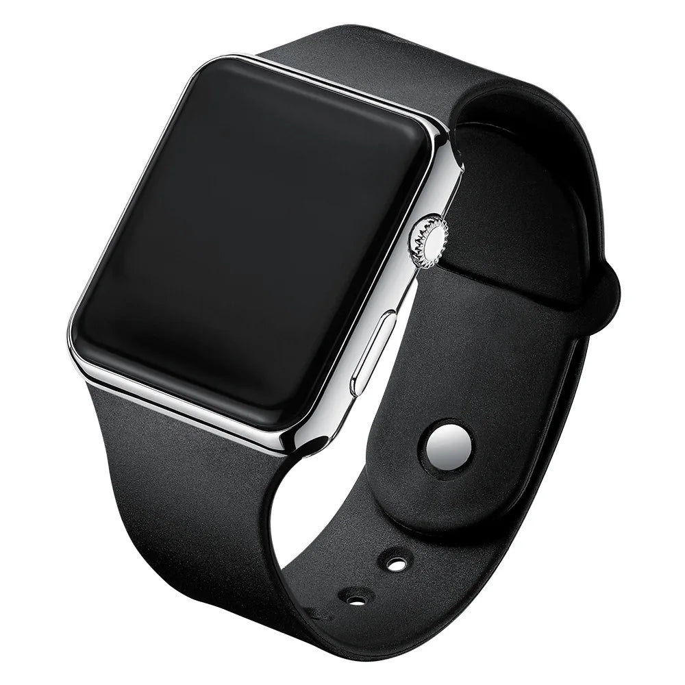 LED Digital Sport Watch for Men & Women | Rubber Strap, Date Display