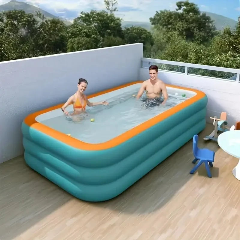 Generic 1 pack long PVC inflatable pool durable and easy to install inflatable swimming pool suitable