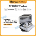 HIFIMAN SVANAR Wireless Bluetooth In-Ear Hi-Fi Earphones, Hymalaya DAC, Topology Diaphragm, IPX5 Water/Sweat Resistant& ANC