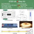 1-40 Steps LED Stair Light Strip Motion Sensor Stairs LED Strip Light With 2 Sensor Easy Insallation Stairway Step Light Strip